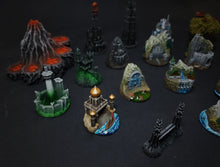 Load image into Gallery viewer, Premium Stronghold Set for War of the Ring – 18 Hand‑Painted Resin Models