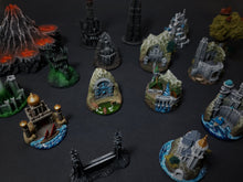 Load image into Gallery viewer, Premium Stronghold Set for War of the Ring – 18 Hand‑Painted Resin Models