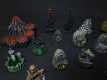 Load image into Gallery viewer, Premium Stronghold Set for War of the Ring – 18 Hand‑Painted Resin Models