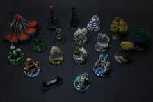 Load image into Gallery viewer, Premium Stronghold Set for War of the Ring – 18 Hand‑Painted Resin Models