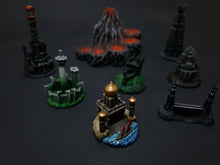 Load image into Gallery viewer, Premium Stronghold Set for War of the Ring – 18 Hand‑Painted Resin Models