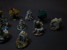 Load image into Gallery viewer, Premium Stronghold Set for War of the Ring – 18 Hand‑Painted Resin Models