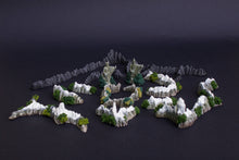 Load image into Gallery viewer, War of the Ring Strongholds & Terrain Set – 31 Resin Models with Argonath Kings and Mountains