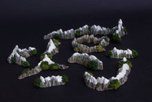 Load image into Gallery viewer, Mountains set, War of the Ring Boardgame, Anniversary edition & standard edition, painted and ready to play