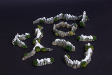 Load image into Gallery viewer, Mountains set, War of the Ring Boardgame, Anniversary edition & standard edition, painted and ready to play