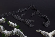Load image into Gallery viewer, War of the Ring Strongholds & Terrain Set – 31 Resin Models with Argonath Kings and Mountains