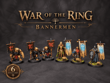Load image into Gallery viewer, War of the Ring Compatible Bannermen Miniatures for Free People and Shadow player
