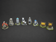 Load image into Gallery viewer, War of the Ring compatible Muster Army Locations 14 hand painted miniatures, ready to play
