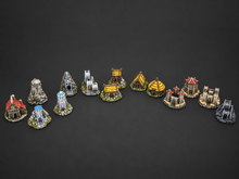 Load image into Gallery viewer, War of the Ring compatible Muster Army Locations 14 hand painted miniatures, ready to play
