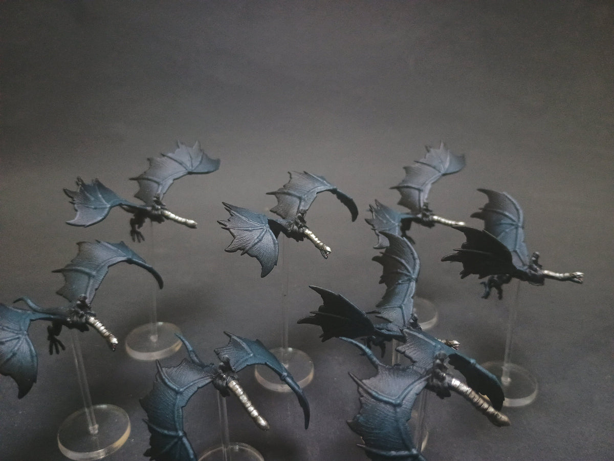 Nazgul Ringwraith Miniatures – Set of 8 Hand‑Painted Resin Models for ...