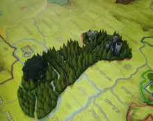 Load image into Gallery viewer, War of the Ring Forest Terrain Set – Painted Resin Miniatures – 11-Piece Board Game Upgrade
