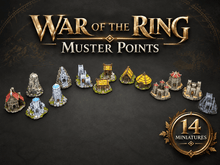 Load image into Gallery viewer, War of the Ring compatible Muster Army Locations 14 hand painted miniatures, ready to play

