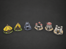 Load image into Gallery viewer, War of the Ring compatible Muster Army Locations 14 hand painted miniatures, ready to play
