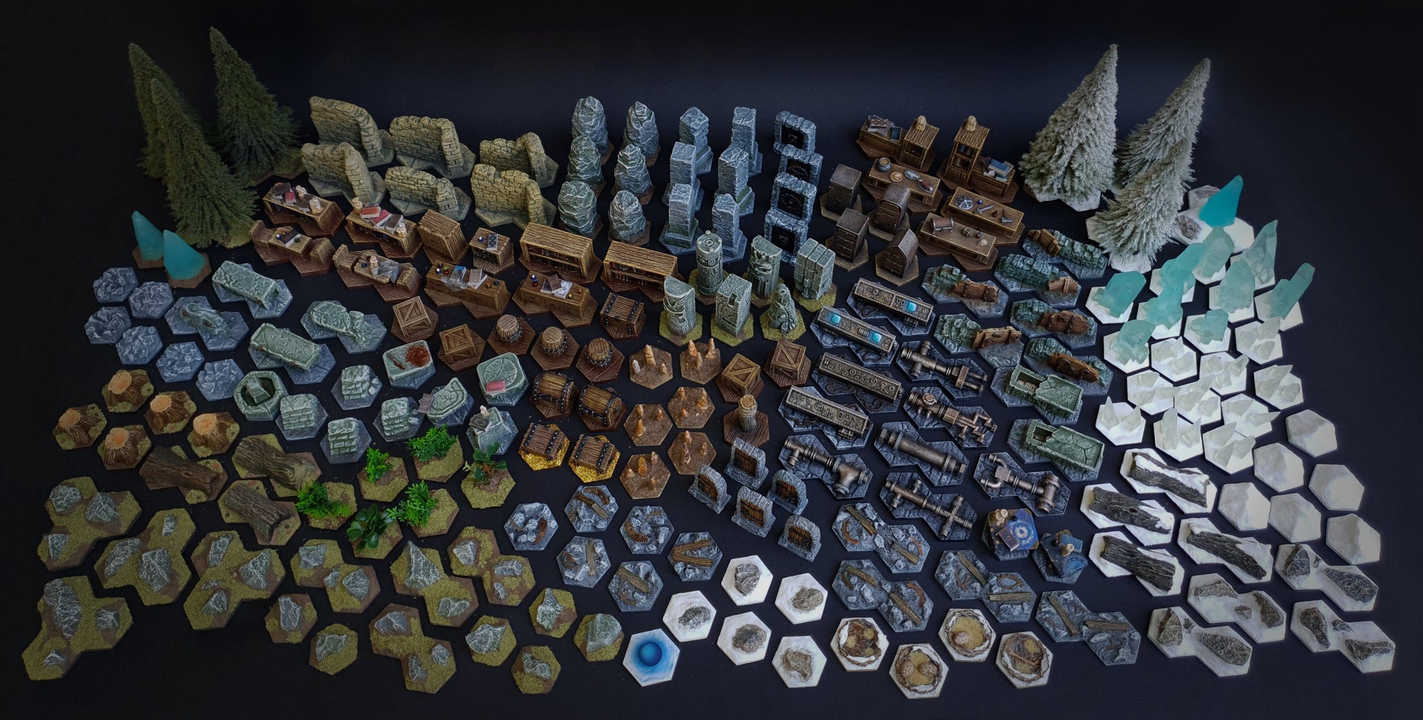 Premium 204‑Piece Terrain Upgrade for Gloomhaven & Frosthaven Premium 204‑Piece Terrain Upgrade for Gloomhaven & Frosthaven
