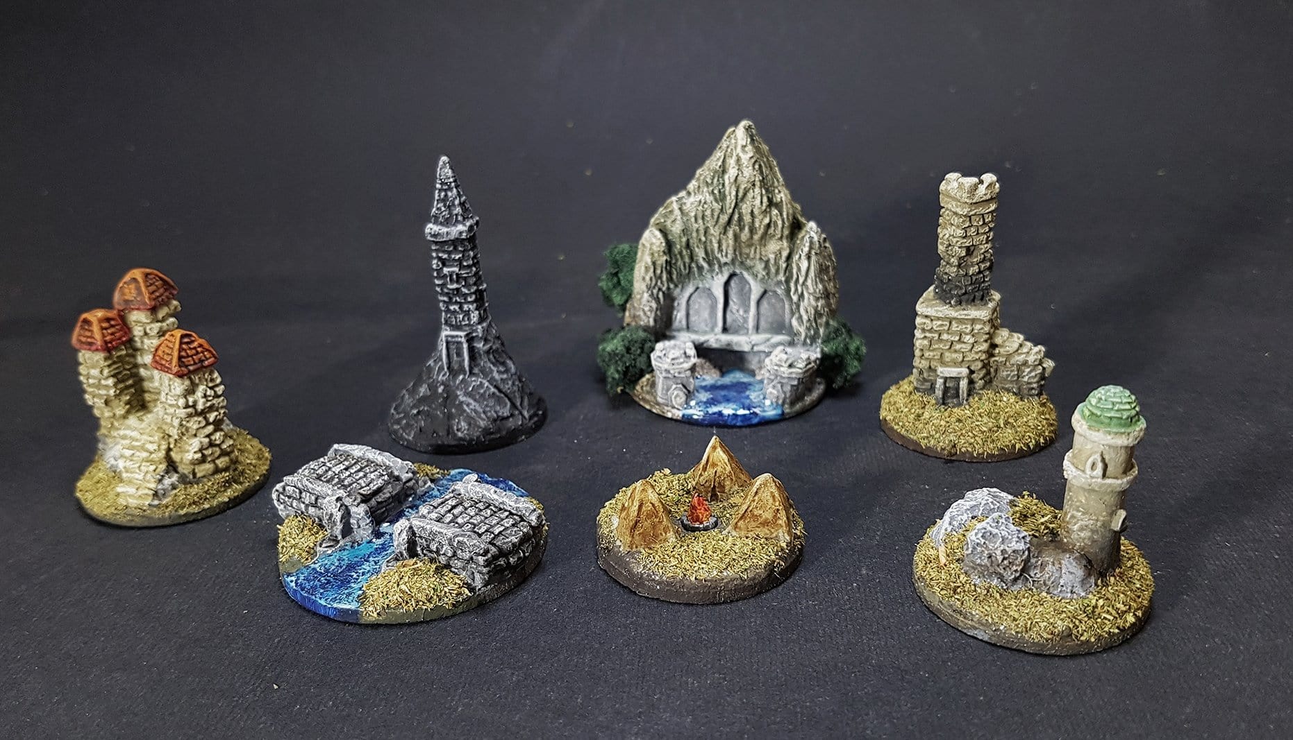 Battle of Five Armies Upgrade – Hand‑Painted Resin Miniatures (Set